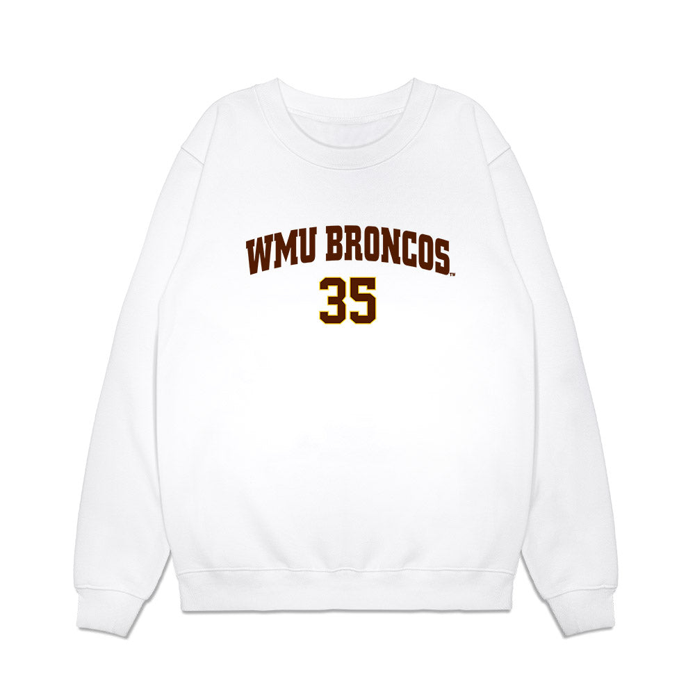 Western Michigan - NCAA Men's Ice Hockey : Gavin Moffatt - Replica Shersey Premium Crewneck Sweatshirt-0
