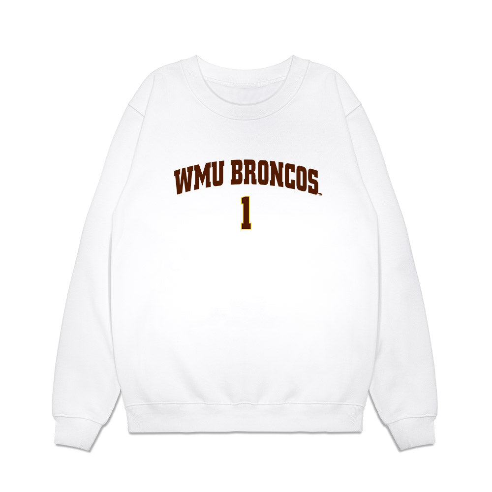 Western Michigan - NCAA Men's Ice Hockey : Kirk Laursen - Replica Shersey Premium Crewneck Sweatshirt-0