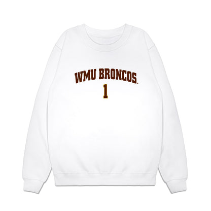 Western Michigan - NCAA Men's Ice Hockey : Kirk Laursen - Replica Shersey Premium Crewneck Sweatshirt-0