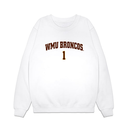 Western Michigan - NCAA Men's Ice Hockey : Kirk Laursen - Replica Shersey Premium Crewneck Sweatshirt-0
