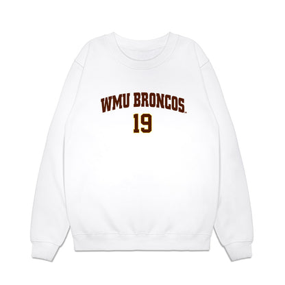 Western Michigan - NCAA Men's Ice Hockey : Bobby Cowan - Replica Shersey Premium Crewneck Sweatshirt-0