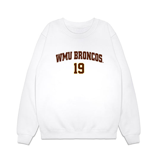 Western Michigan - NCAA Men's Ice Hockey : Bobby Cowan - Replica Shersey Premium Crewneck Sweatshirt-0