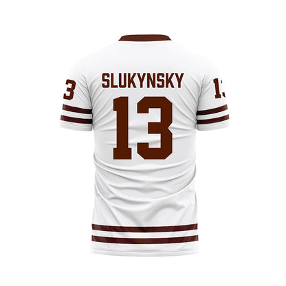 Western Michigan - NCAA Men's Ice Hockey : Grant Slukynsky - Soccer Jersey-1