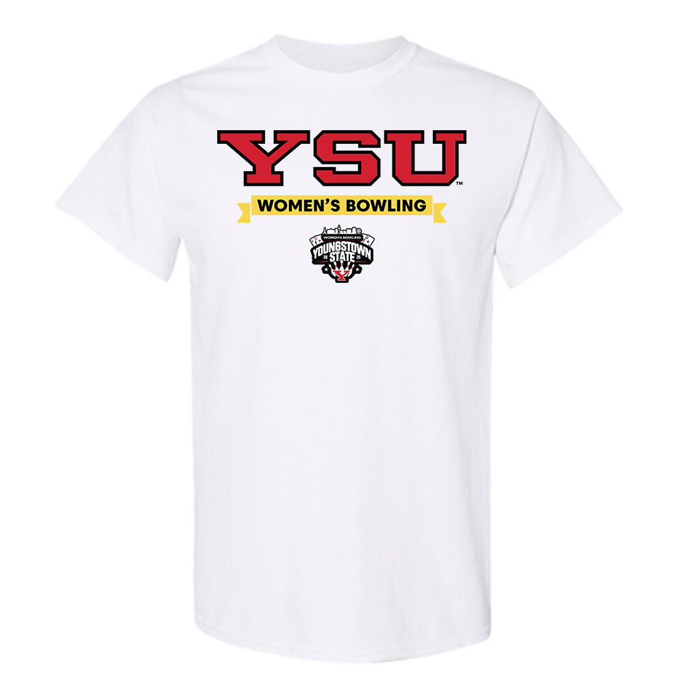 Youngstown State - NCAA Women's Bowling : Amber Spicer - Classic Shersey T-Shirt-0