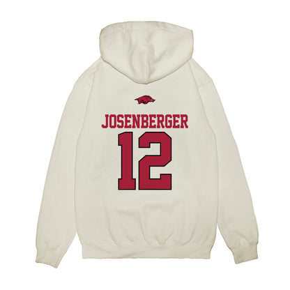 Arkansas - NCAA Baseball : Tavian Josenberger - USA Premium Hooded Sweatshirt-1