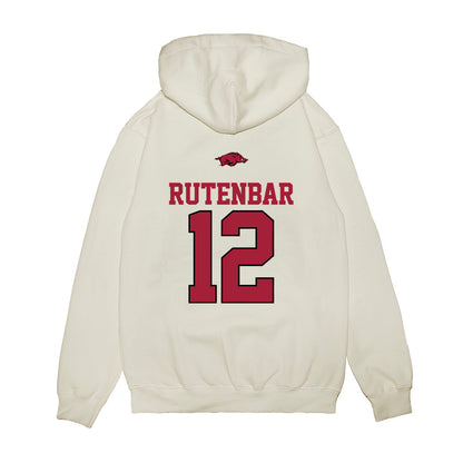 Arkansas - NCAA Baseball : Carter Rutenbar - USA Premium Hooded Sweatshirt-1