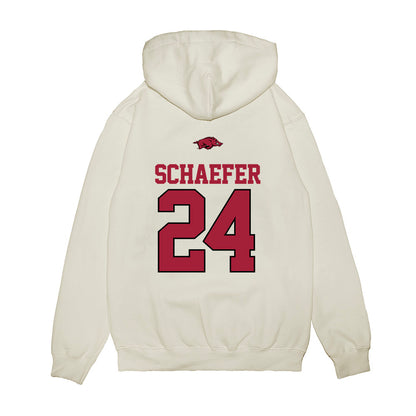 Arkansas - NCAA Baseball : Landon Schaefer - USA Premium Hooded Sweatshirt-1