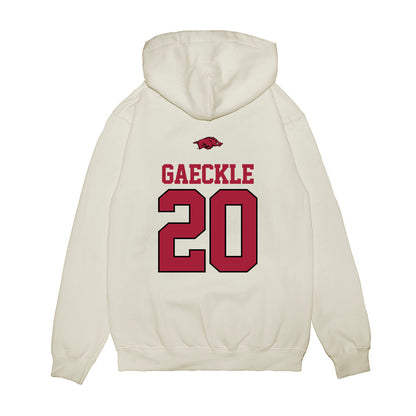 Arkansas - NCAA Baseball : Gabe Gaeckle - USA Premium Hooded Sweatshirt-1