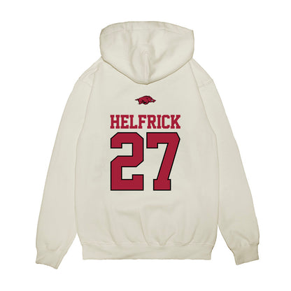Arkansas - NCAA Baseball : Ryder Helfrick - USA Premium Hooded Sweatshirt-1