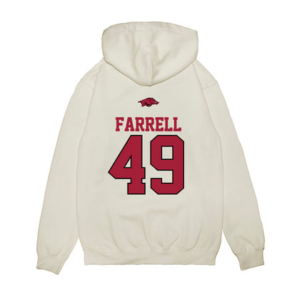 Arkansas - NCAA Baseball : Jackson Farrell - USA Premium Hooded Sweatshirt-1