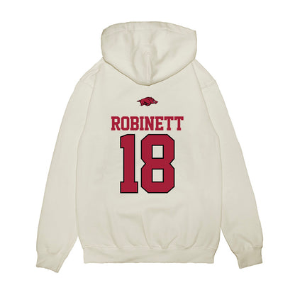 Arkansas - NCAA Baseball : Reese Robinett - USA Premium Hooded Sweatshirt-1