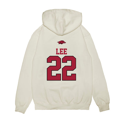Arkansas - NCAA Baseball : Peyton Lee - USA Premium Hooded Sweatshirt-1
