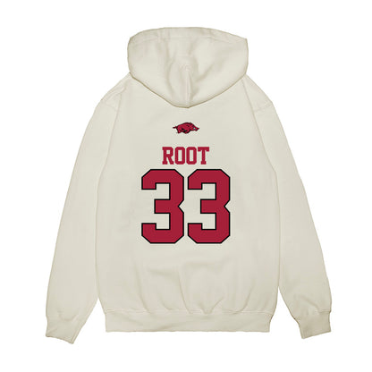 Arkansas - NCAA Baseball : Zach Root - USA Premium Hooded Sweatshirt-1