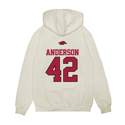 Arkansas - NCAA Baseball : Michael Anderson - USA Premium Hooded Sweatshirt-1