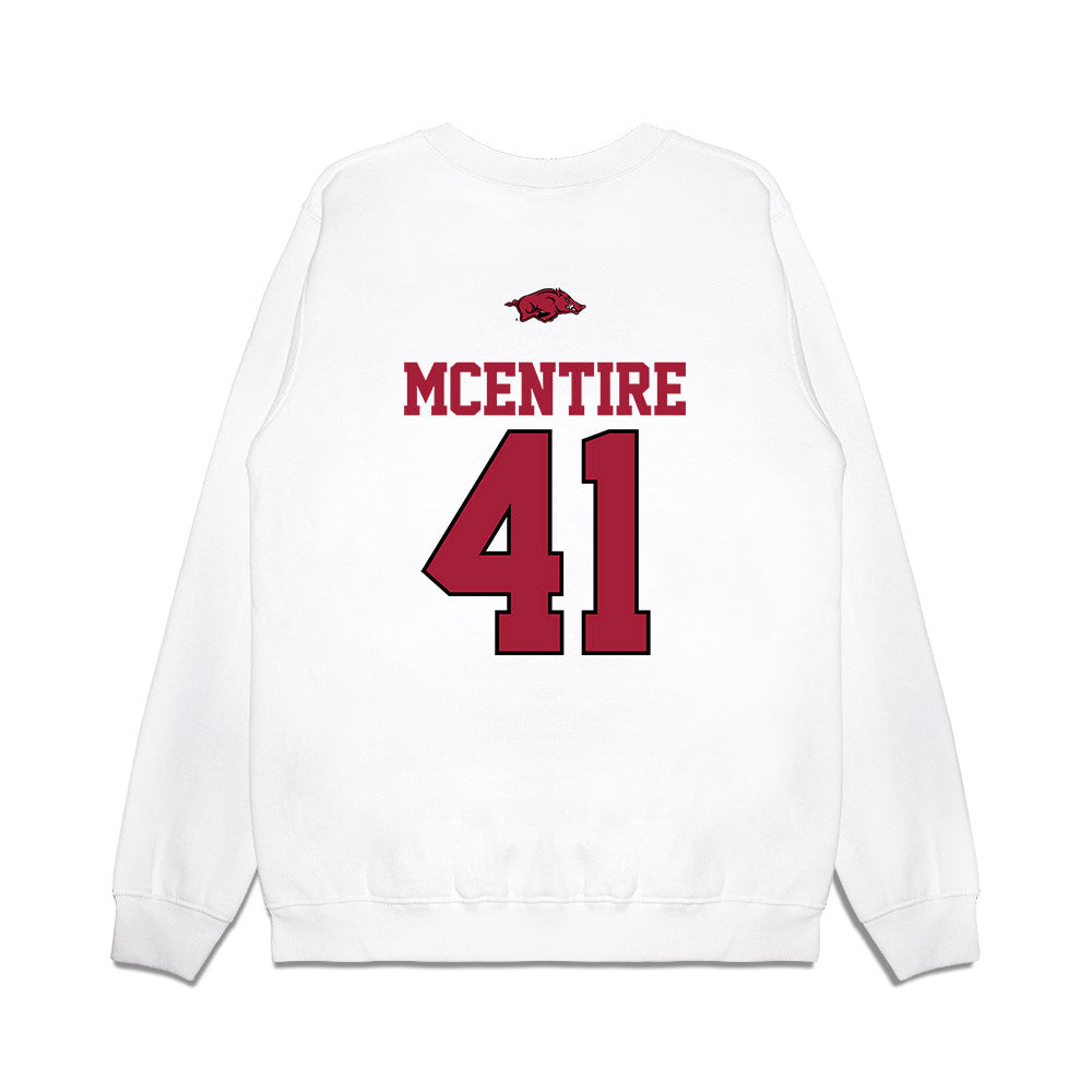 Arkansas - NCAA Baseball : Will McEntire - USA Premium Crewneck Sweatshirt-1
