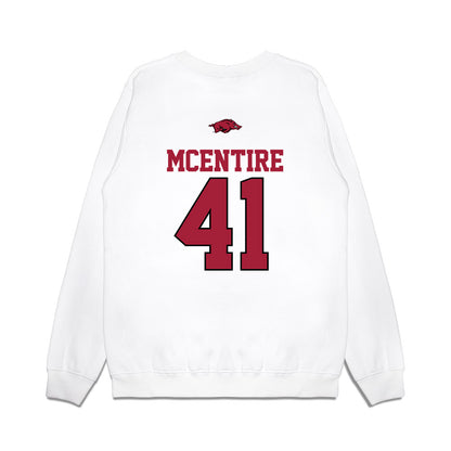 Arkansas - NCAA Baseball : Will McEntire - USA Premium Crewneck Sweatshirt-1