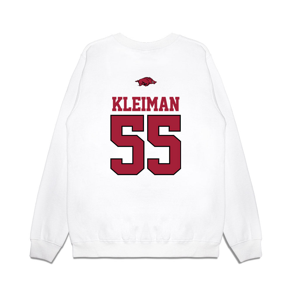 Arkansas - NCAA Baseball : Brendan Kleiman - USA Premium Crewneck Sweatshirt-1