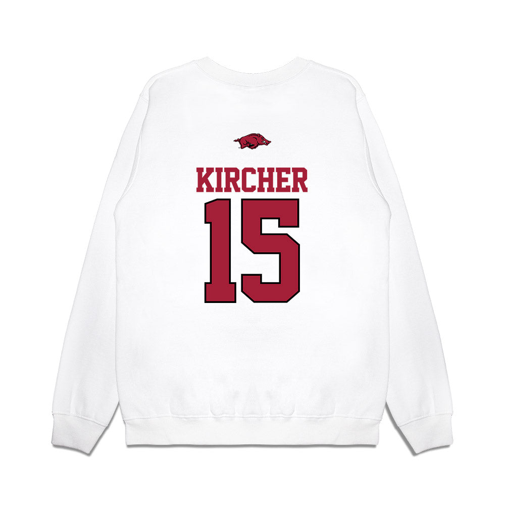Arkansas - NCAA Baseball : Jackson Kircher - USA Premium Crewneck Sweatshirt-1