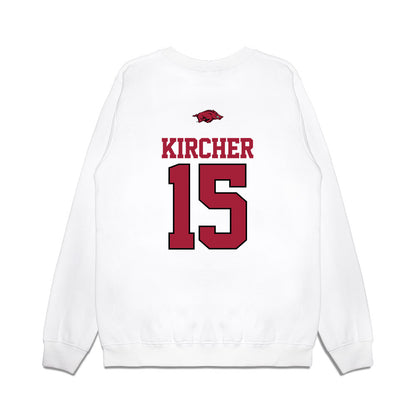 Arkansas - NCAA Baseball : Jackson Kircher - USA Premium Crewneck Sweatshirt-1