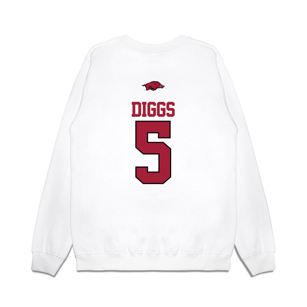 Arkansas - NCAA Baseball : Kendall Diggs - USA Premium Crewneck Sweatshirt-1