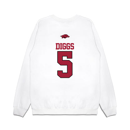 Arkansas - NCAA Baseball : Kendall Diggs - USA Premium Crewneck Sweatshirt-1