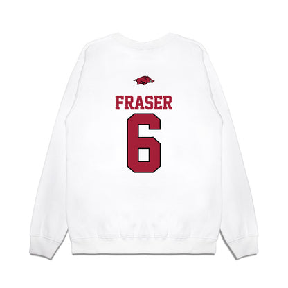 Arkansas - NCAA Baseball : Gabe Fraser - USA Premium Crewneck Sweatshirt-1