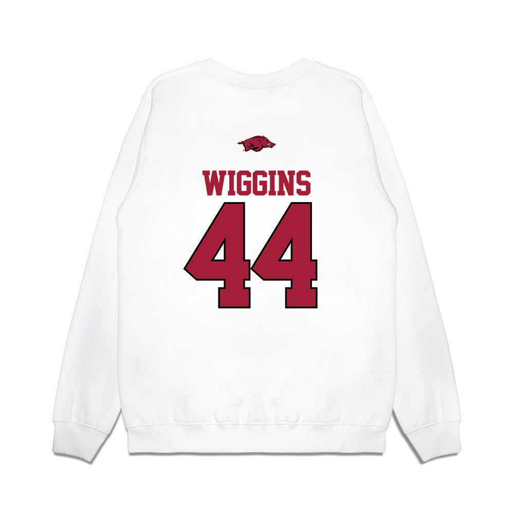 Arkansas - NCAA Baseball : Carson Wiggins - USA Premium Crewneck Sweatshirt-1