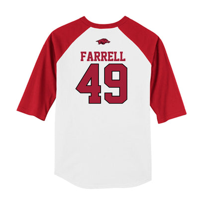 Arkansas - NCAA Baseball : Jackson Farrell - USA Raglan Shirt-1
