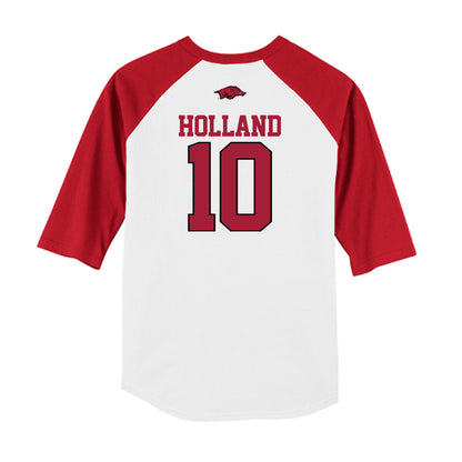 Arkansas - NCAA Baseball : Tyler Holland - USA Raglan Shirt-1