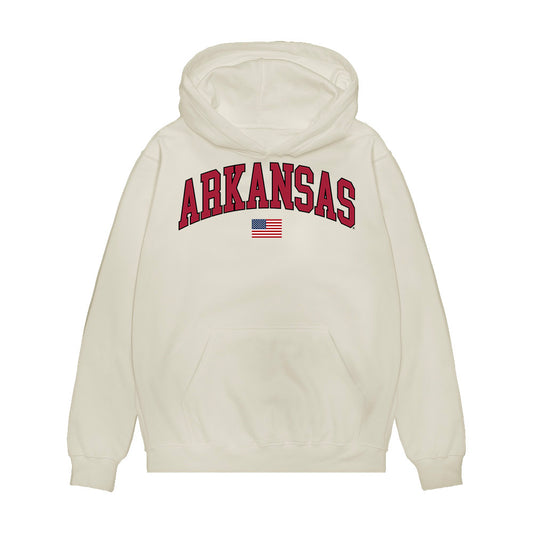 Arkansas - NCAA Baseball : Carson Boles - USA Premium Hooded Sweatshirt-0
