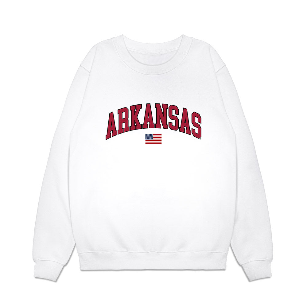 Arkansas - NCAA Baseball : Colin Fisher - USA Premium Crewneck Sweatshirt-0