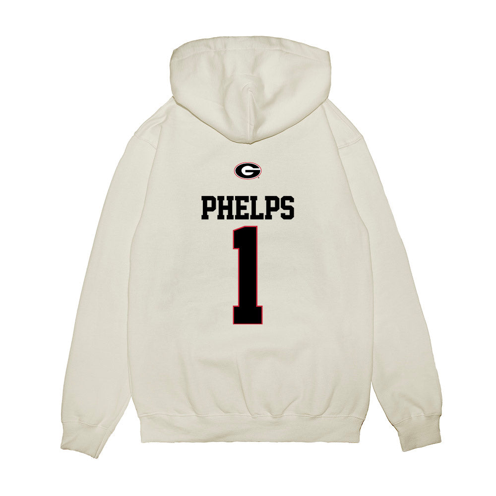 Georgia - NCAA Baseball : Tre Phelps - USA Raglan Premium Hooded Sweatshirt-1