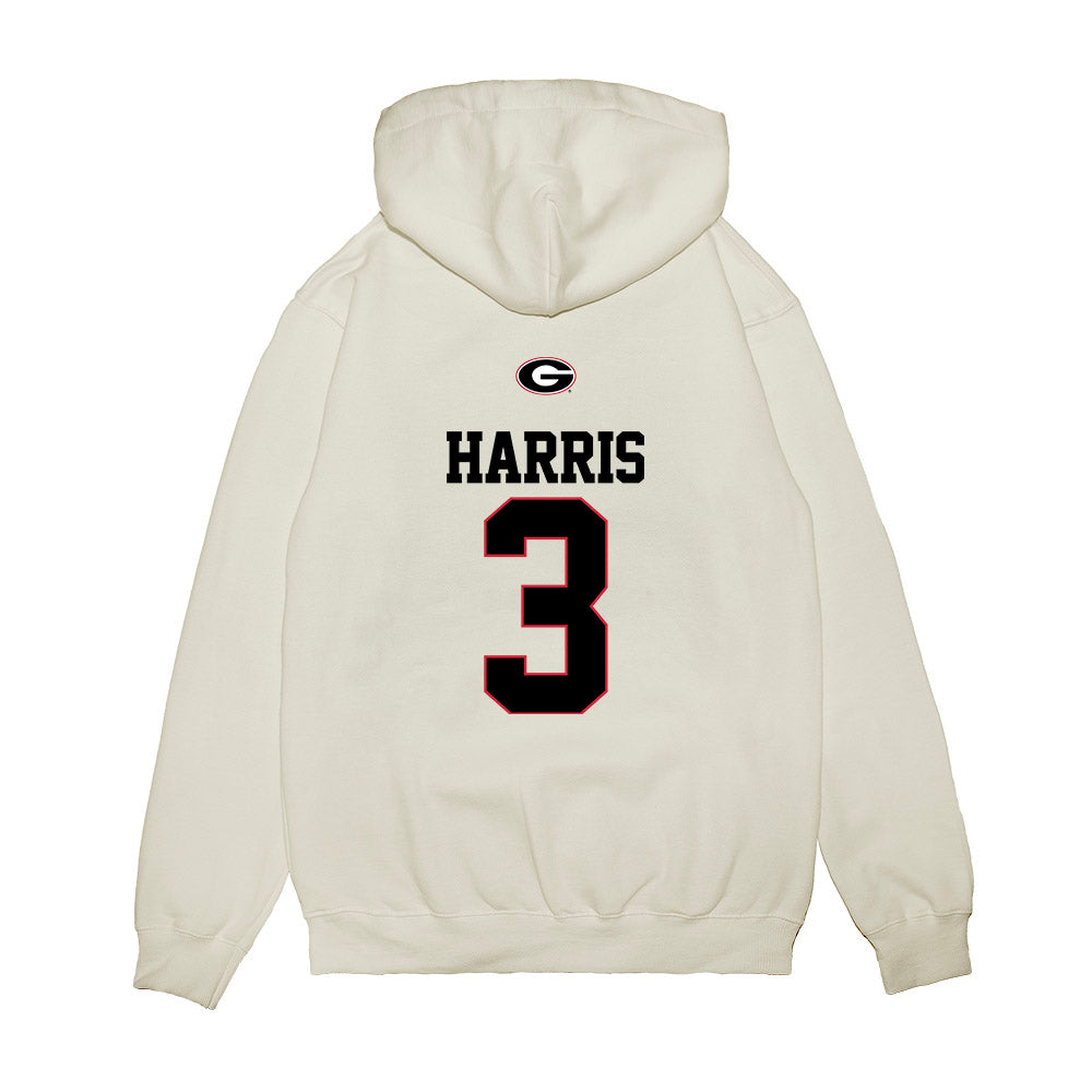 Georgia - NCAA Baseball : Zach Harris - USA Raglan Premium Hooded Sweatshirt-1