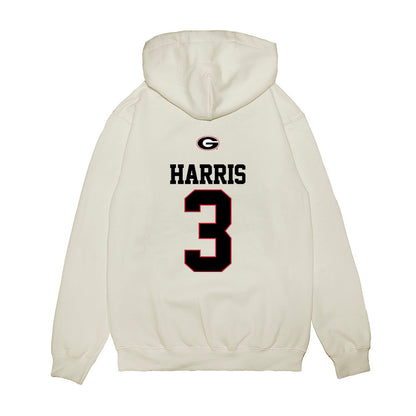 Georgia - NCAA Baseball : Zach Harris - USA Raglan Premium Hooded Sweatshirt-1