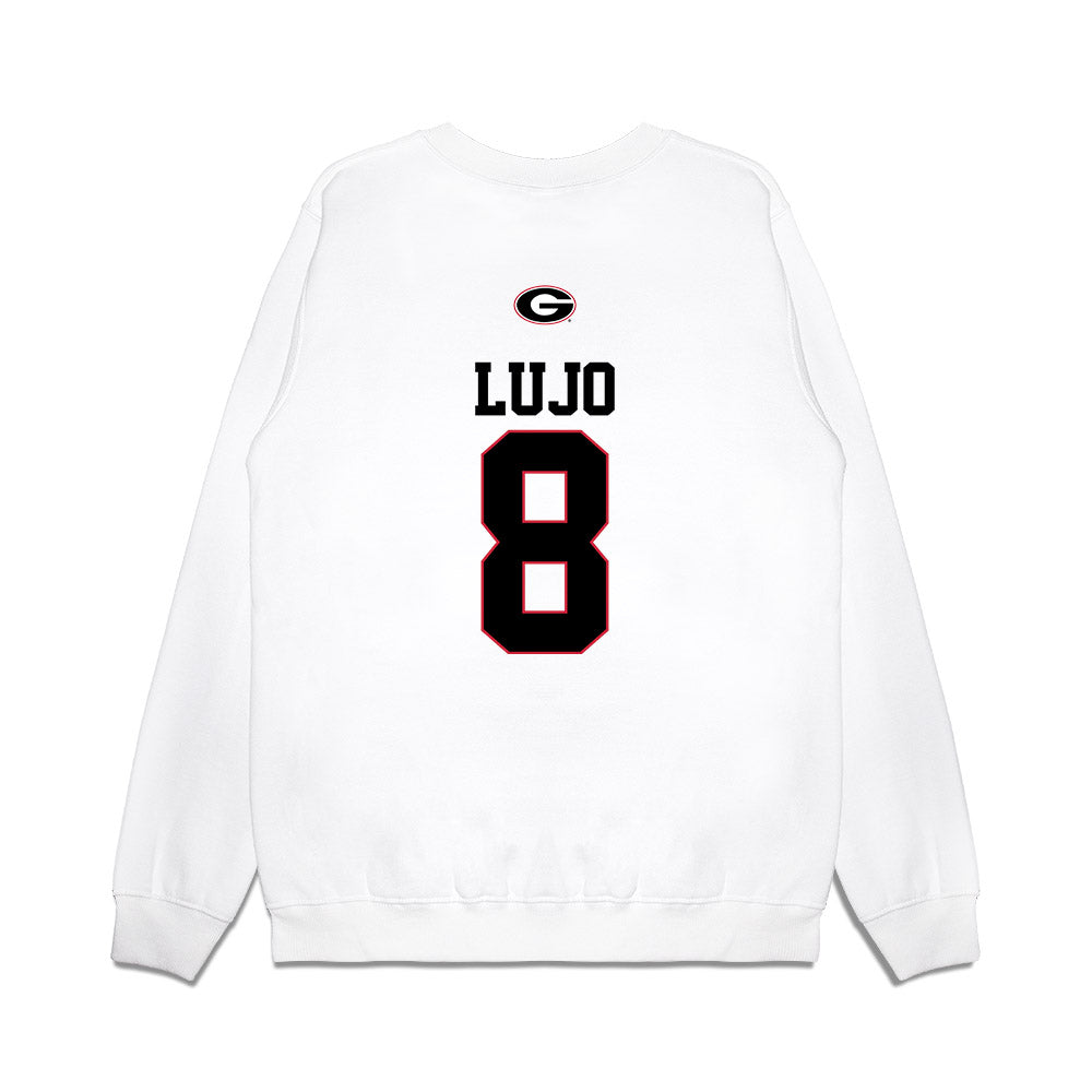 Georgia - NCAA Baseball : Rylan Lujo - USA Raglan Premium Crewneck Sweatshirt-1