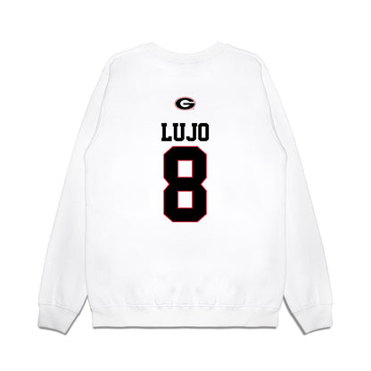 Georgia - NCAA Baseball : Rylan Lujo - USA Raglan Premium Crewneck Sweatshirt-1