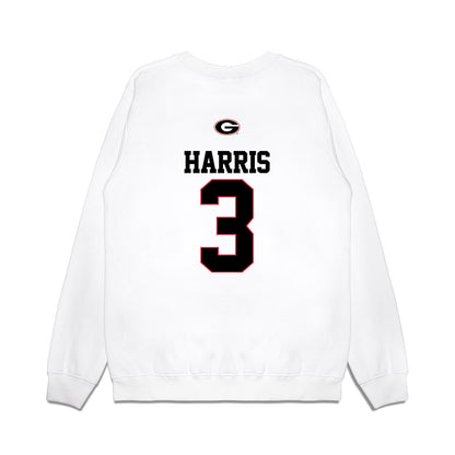 Georgia - NCAA Baseball : Zach Harris - USA Raglan Premium Crewneck Sweatshirt-1