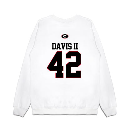 Georgia - NCAA Baseball : Alton Davis II - USA Raglan Premium Crewneck Sweatshirt-1