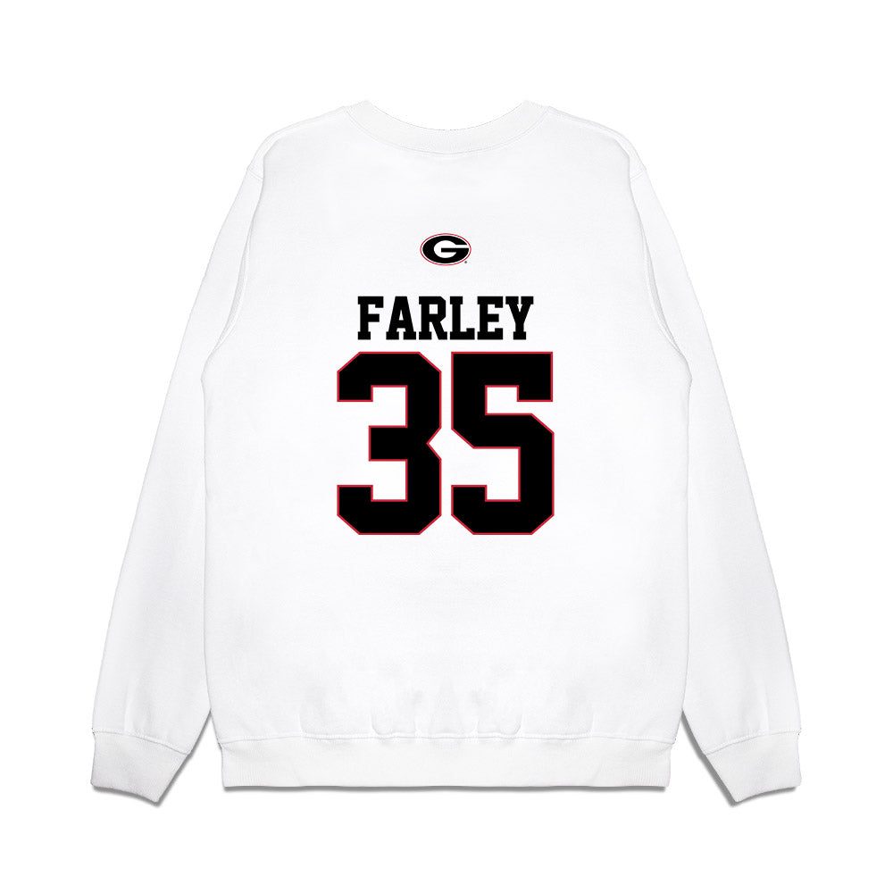 Georgia - NCAA Baseball : Paul Farley - USA Raglan Premium Crewneck Sweatshirt-1