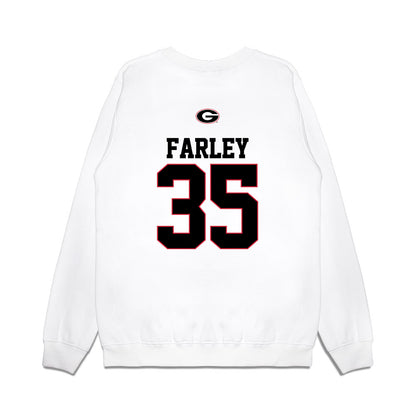 Georgia - NCAA Baseball : Paul Farley - USA Raglan Premium Crewneck Sweatshirt-1