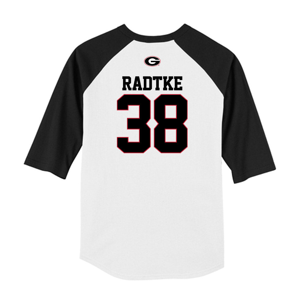 Georgia - NCAA Baseball : DJ Radtke - USA Raglan Raglan Shirt-1