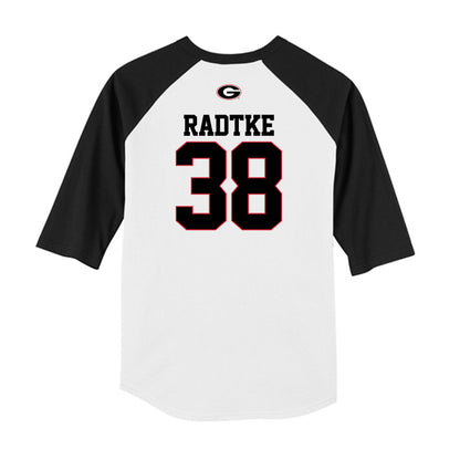 Georgia - NCAA Baseball : DJ Radtke - USA Raglan Raglan Shirt-1