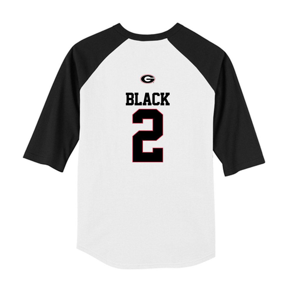 Georgia - NCAA Baseball : Ryan Black - USA Raglan Youth Raglan T-Shirt-1