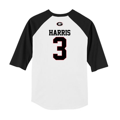 Georgia - NCAA Baseball : Zach Harris - USA Raglan Raglan Shirt-1