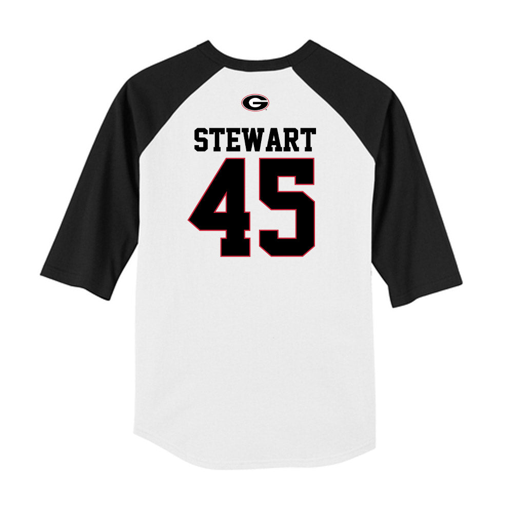 Georgia - NCAA Baseball : Bradley Stewart - USA Raglan Raglan Shirt-1
