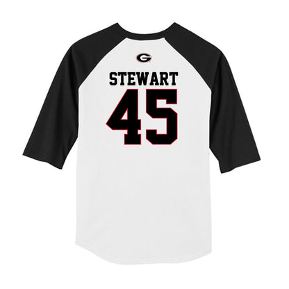 Georgia - NCAA Baseball : Bradley Stewart - USA Raglan Raglan Shirt-1