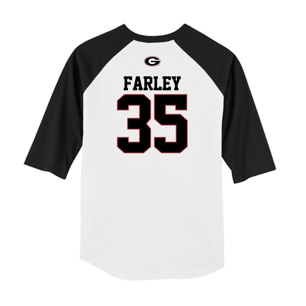 Georgia - NCAA Baseball : Paul Farley - USA Raglan Raglan Shirt-1