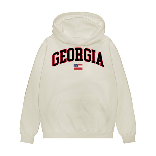 Georgia - NCAA Baseball : Ryan Black - USA Raglan Premium Hooded Sweatshirt-0