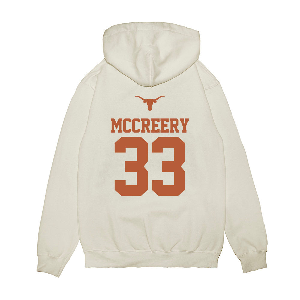 Texas - NCAA Baseball : Connor McCreery - USA Raglan Premium Hooded Sweatshirt-1