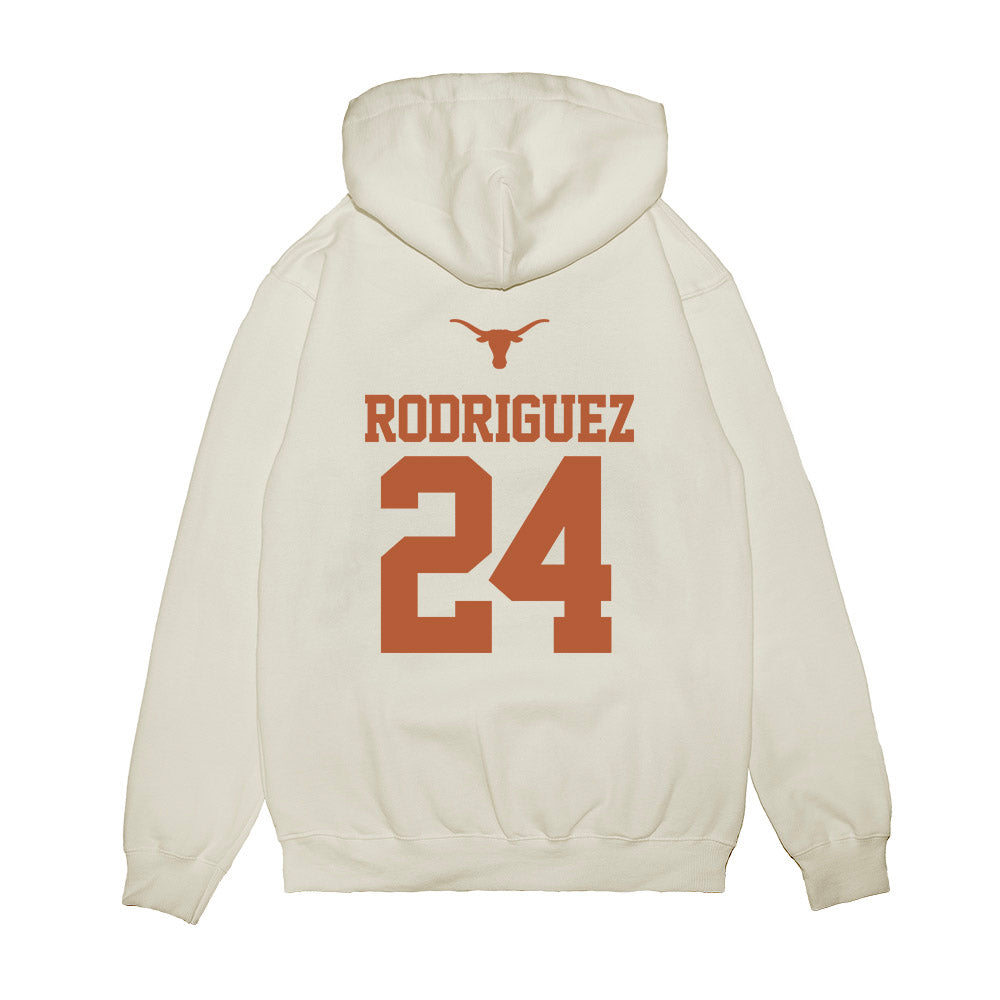 Texas - NCAA Baseball : Adrian Rodriguez - USA Raglan Premium Hooded Sweatshirt-1